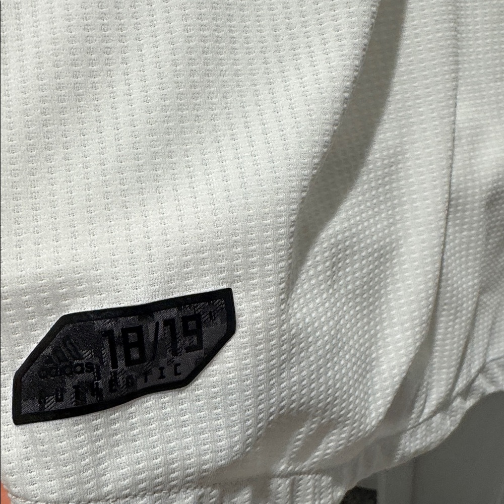 Adidas Real Madrid White and Black Soccer Jersey - Picture 4 of 7